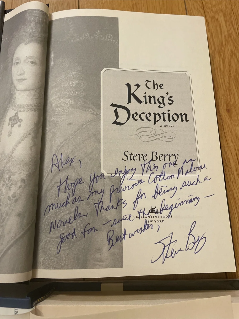 Steve Berry - Lot of 4 SIGNED First Edition Lost Order, Charlemagne Pursuit etc.